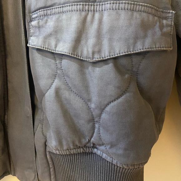 Quilted 💙 Jacket Coat Blue Medium by Universal Thread - Picture 8 of 11